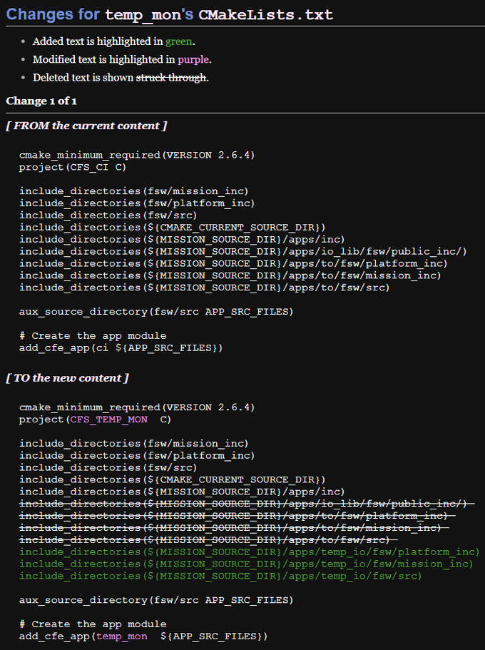 Changes for temp_mon's CMakeLists.txt