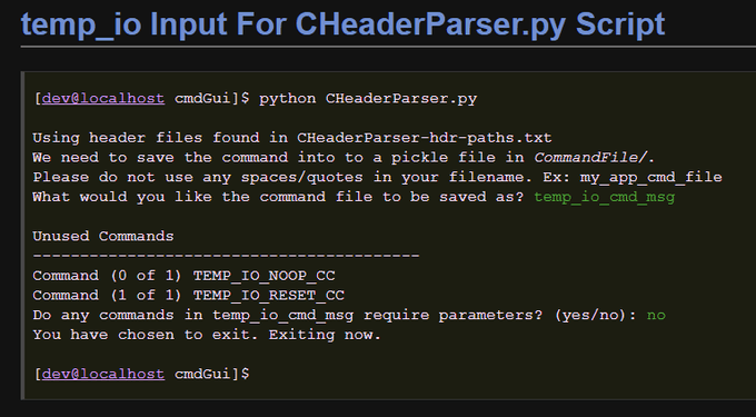 temp_io Input For CHeaderParser.py Script