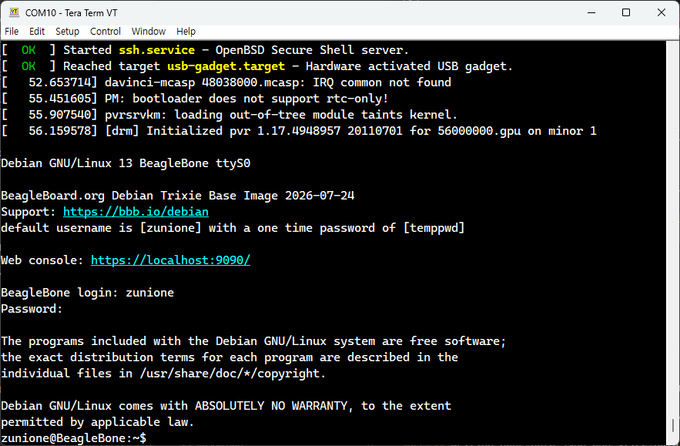 Reboot Beaglebone Black