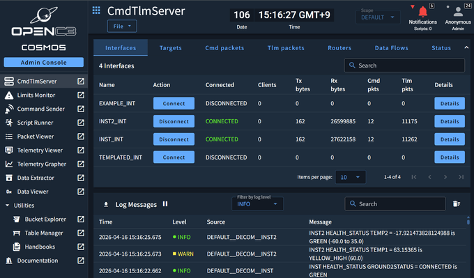 COSMOS Dashboard