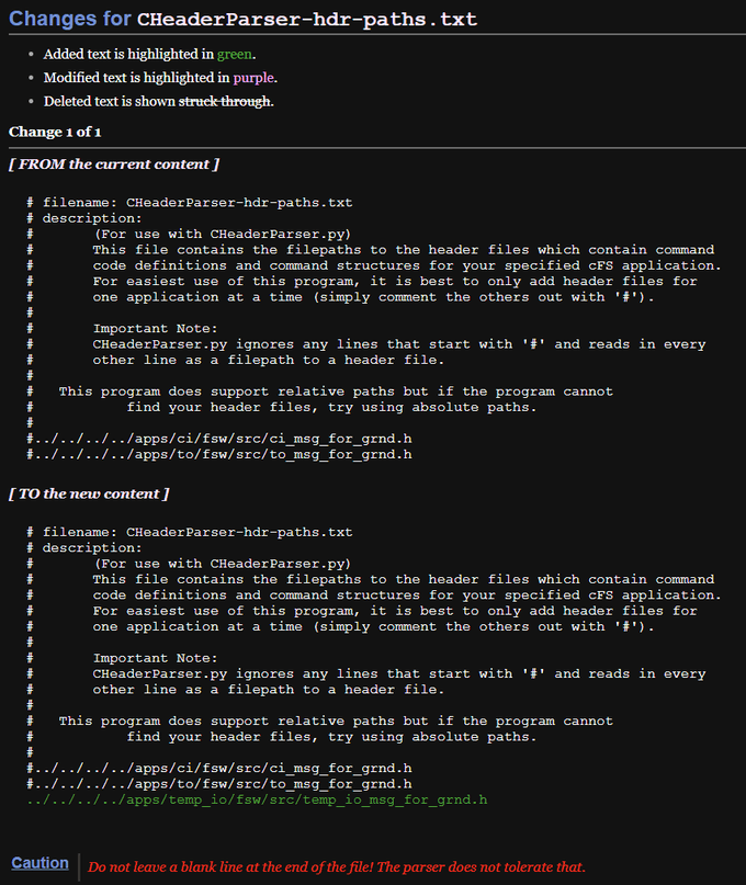Changes for CHeaderParser-hdr-paths.txt
