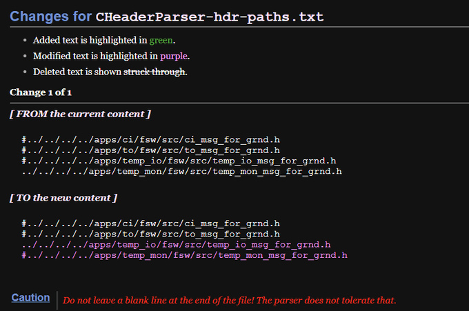 Changes for CHeaderParser-hdr-paths.txt