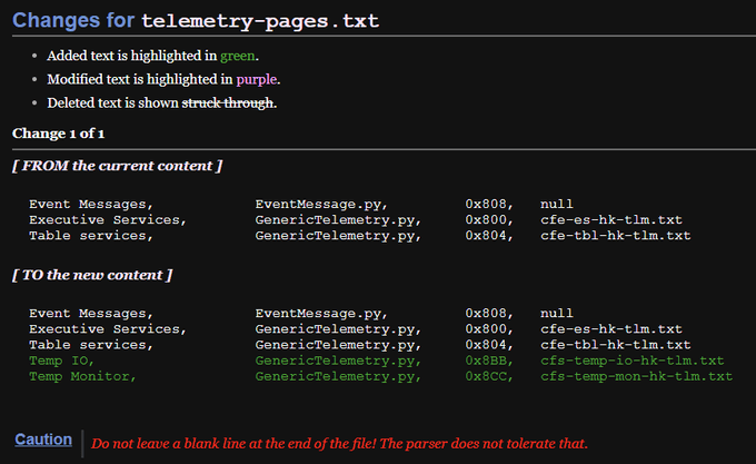 Changes for telemetry-pages.txt