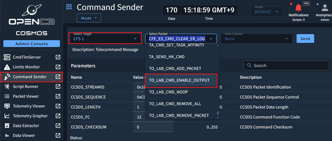 TO_LAB_CMD_ENABLE_OUTPUT