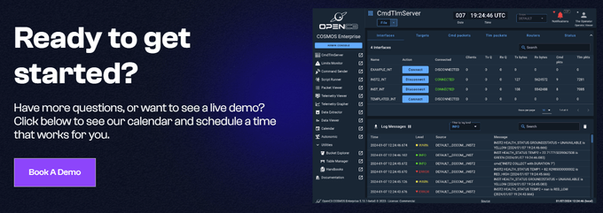 OpenC3 COSMOS Homepage