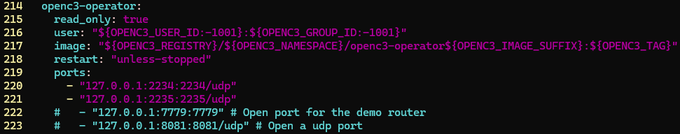 Open UDP Ports